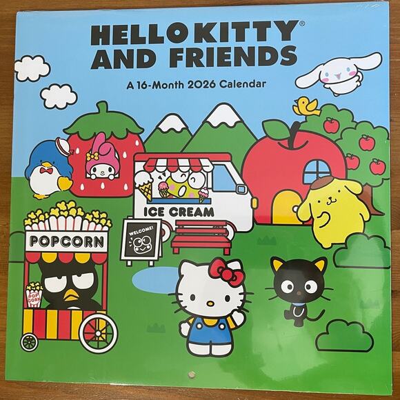 Sanrio Hello Kitty & Friends 2026 Wall Calendar 16-Month NEW - Picture 7 of 7